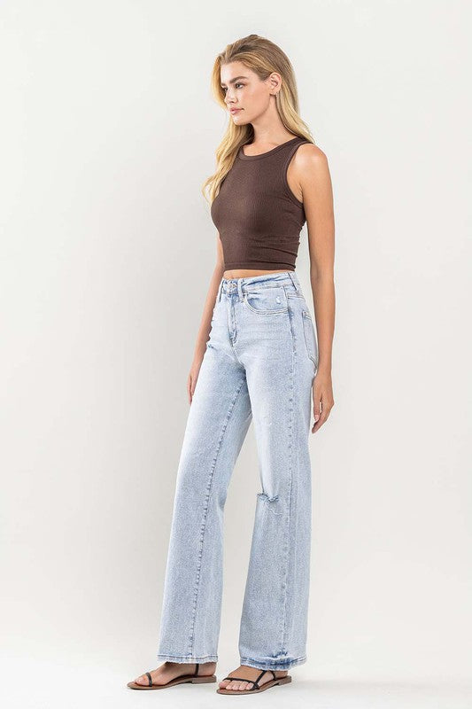 Vervet by Flying Monkey 90's Vintage Super High-Rise Flare Jeans