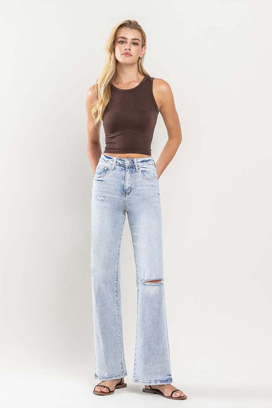 Vervet by Flying Monkey 90's Vintage Super High-Rise Flare Jeans