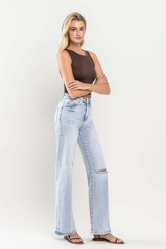 Vervet by Flying Monkey 90's Vintage Super High-Rise Flare Jeans