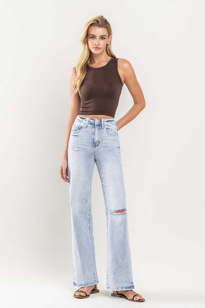 Vervet by Flying Monkey 90's Vintage Super High-Rise Flare Jeans