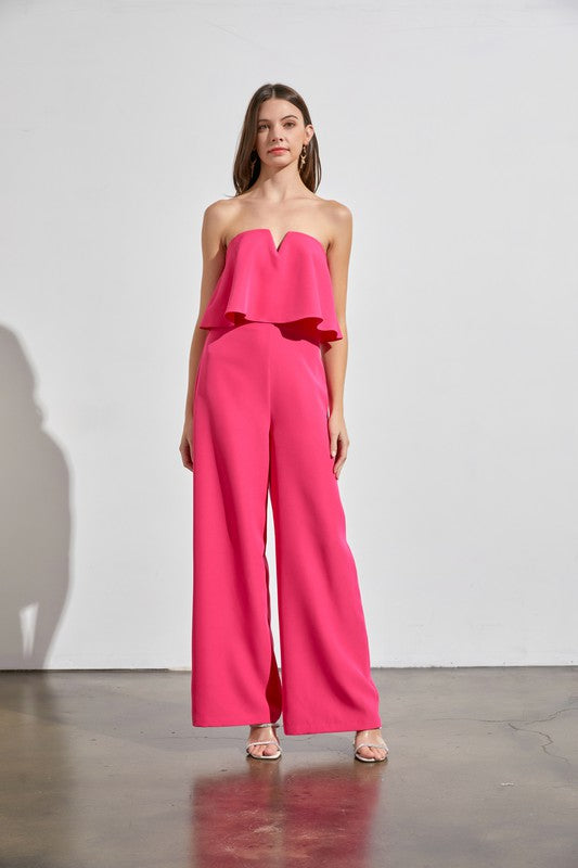 OFF SHOULDER JUMPSUIT