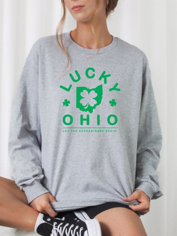 Lucky Ohio St Patricks Day Sweatshirt