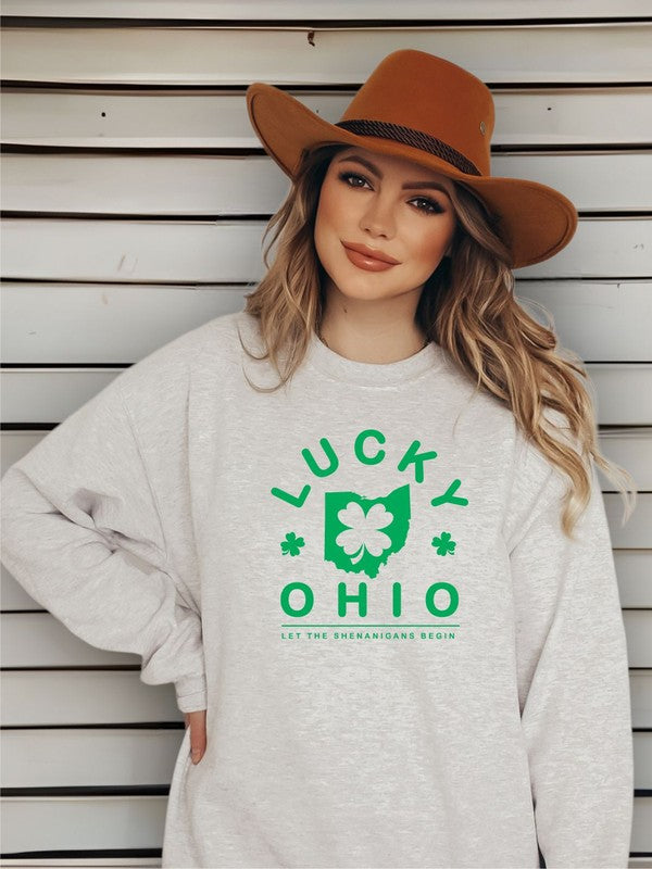 Lucky Ohio St Patricks Day Sweatshirt