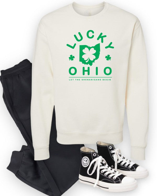 Lucky Ohio St Patricks Day Sweatshirt