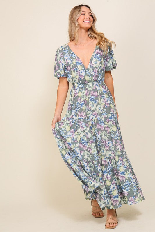 ARYA FLORAL MAXI DRESS