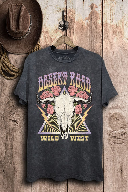 Desert Road Wild West Graphic Top