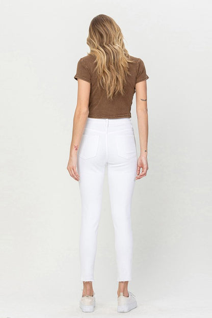 VERVET by FLYING MONKEY HIGH RISE CROP SKINNY