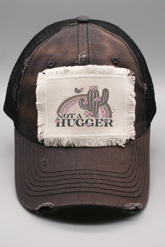 Not A Hugger Summer Patch Trucker Hat