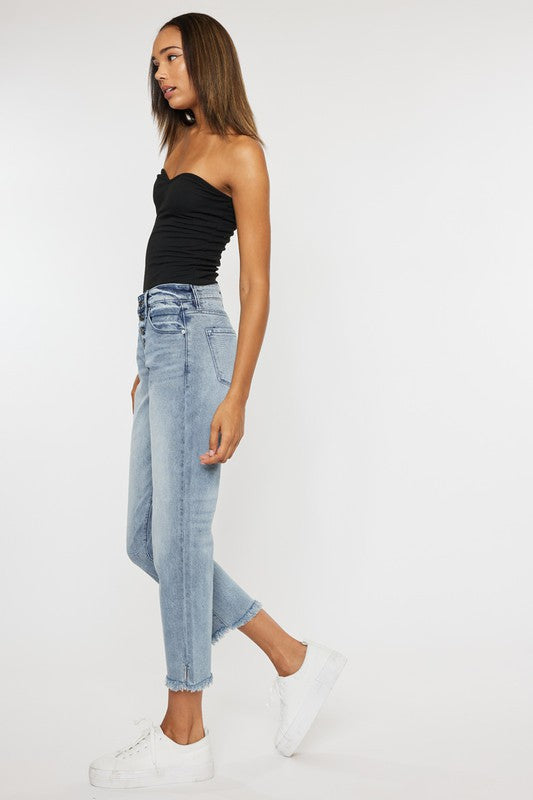 KAN CAN USA HIGH RISE STRAIGHT FIT JEANS