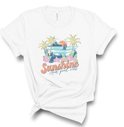 Sunshine and Good Vibes Graphic Tee