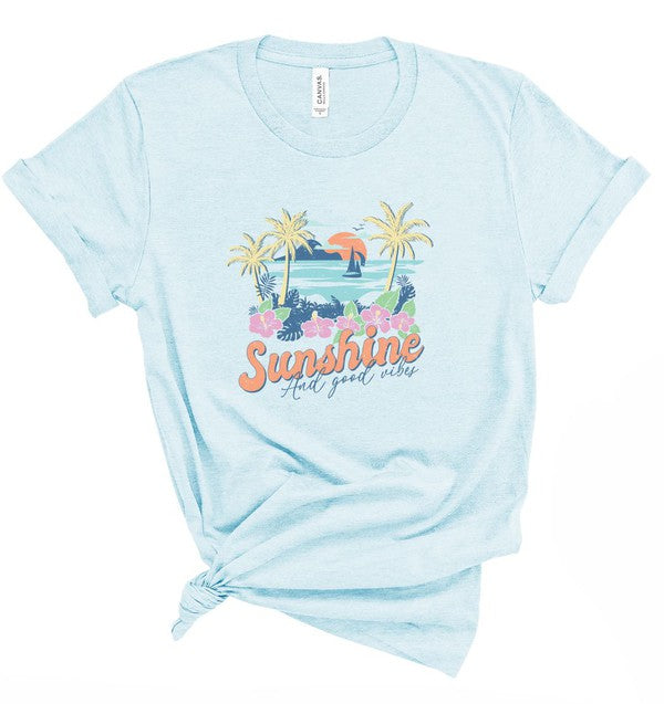 Sunshine and Good Vibes Graphic Tee