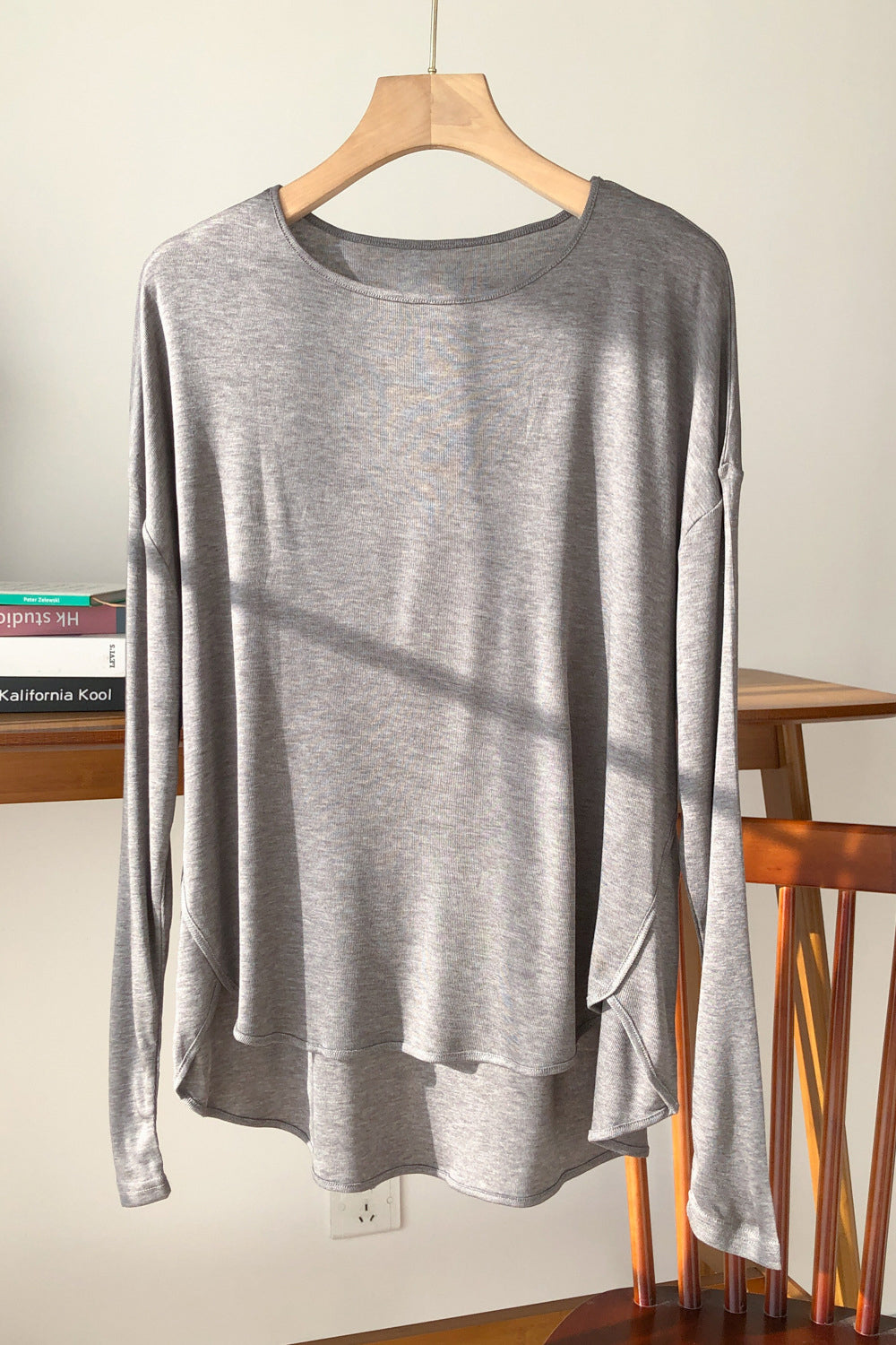 High-Low Long Sleeve T-Shirt