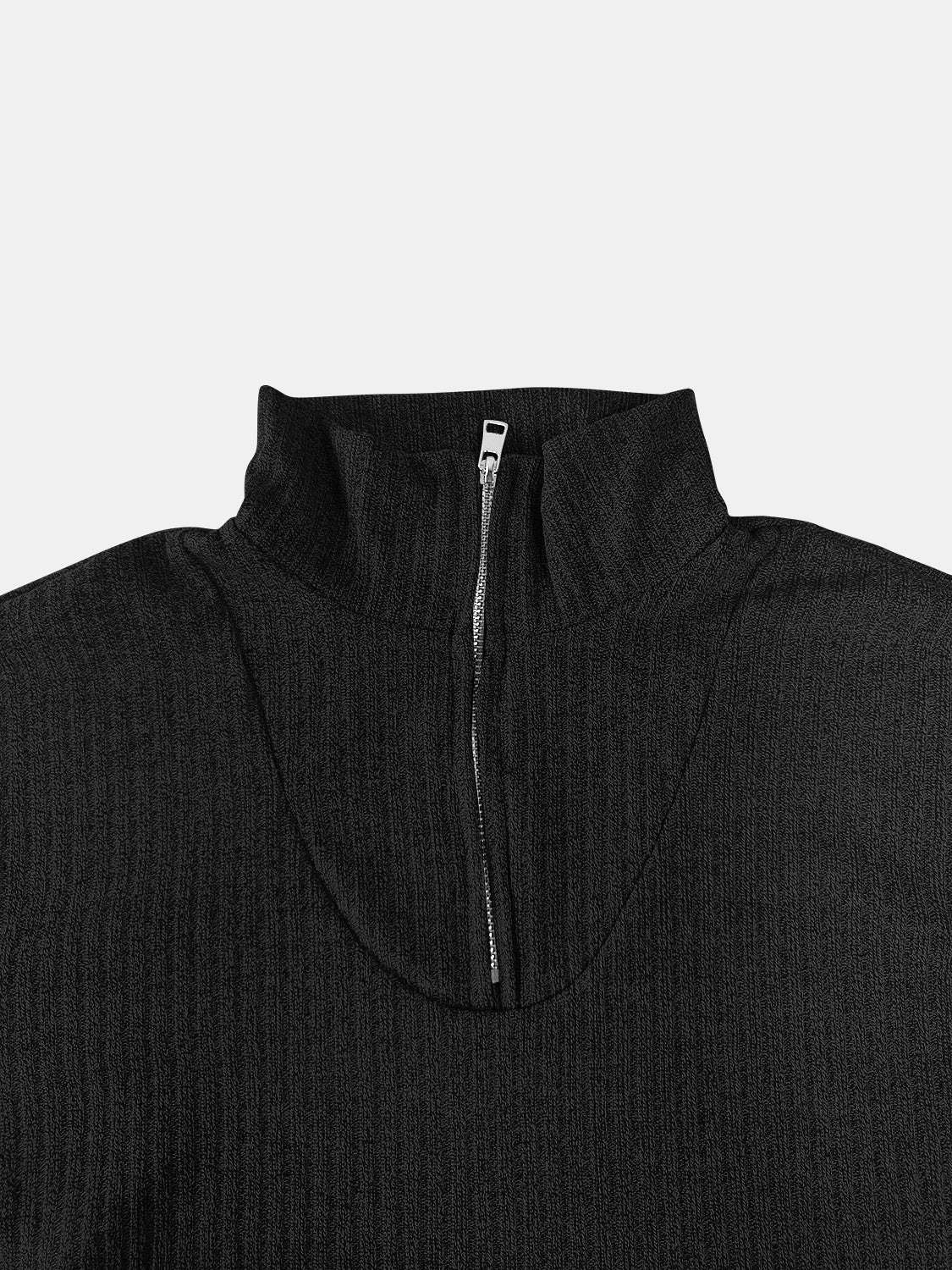 Quarter Zip Long Sleeve Top