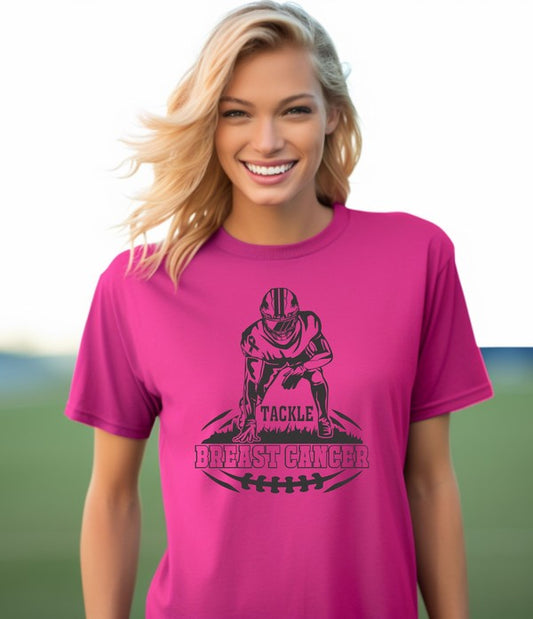 Tackle Breast Cancer Short Sleeve Tee