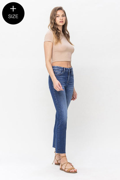 Vervet By Flying Monkey Plus Size High Rise Slim Straight Jeans