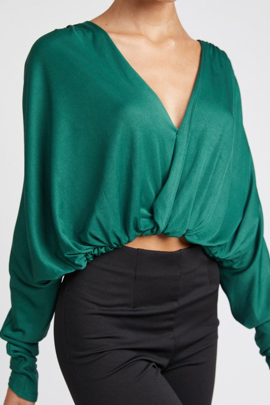 DOLMAN TWIST FRONT TOP