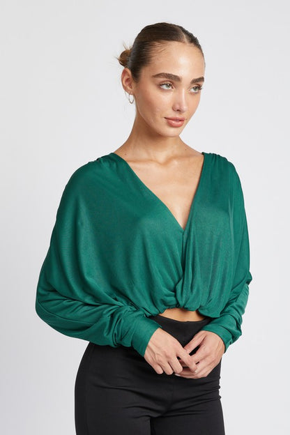 DOLMAN TWIST FRONT TOP