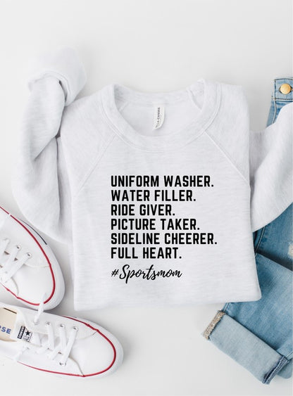 Sports Mom Premium Bella Canvas Sweatshirt