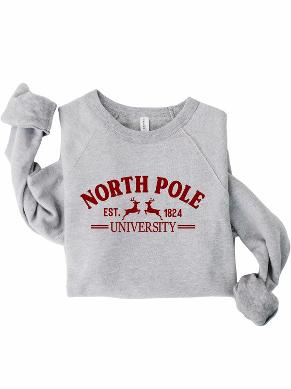 North Pole University Graphic Premium Crew