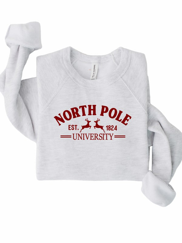 North Pole University Graphic Premium Crew