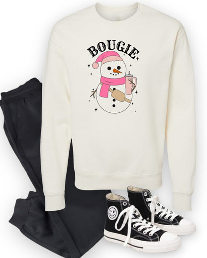 Bougie Snowman Graphic Sweatshirt