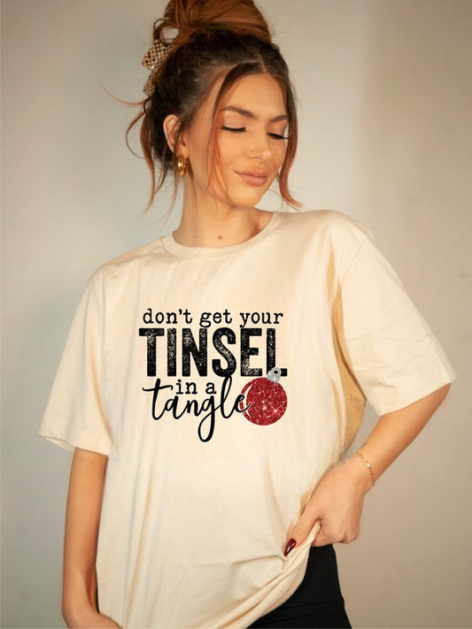 Tinsel in a Tangel Short Sleeve Graphic Tee