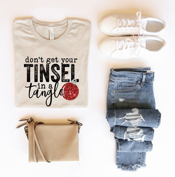 Tinsel in a Tangel Short Sleeve Graphic Tee