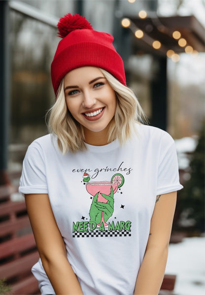 Even Grinches Need a Marg Graphic Tee