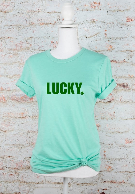 Lucky Shamrock St. Patrick's Day Crew Tee