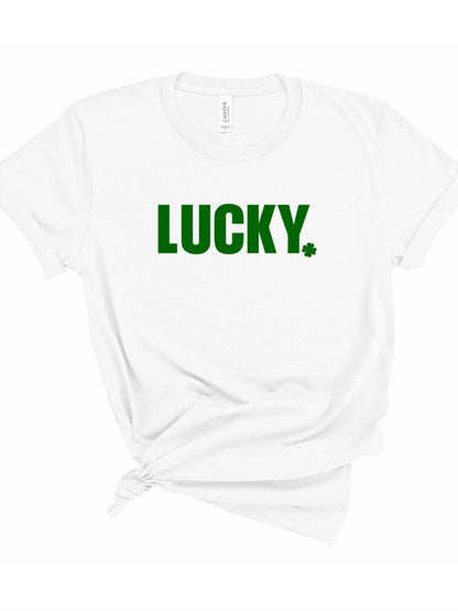 Lucky Shamrock St. Patrick's Day Crew Tee