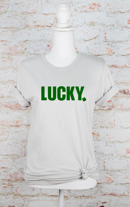 Lucky Shamrock St. Patrick's Day Crew Tee