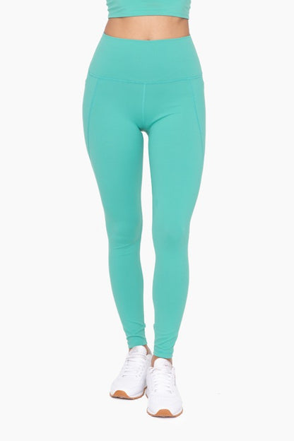 Tapered Band Essential Solid Highwaist Leggings