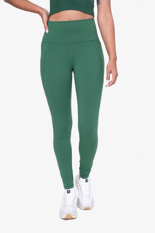 Tapered Band Essential Solid Highwaist Leggings