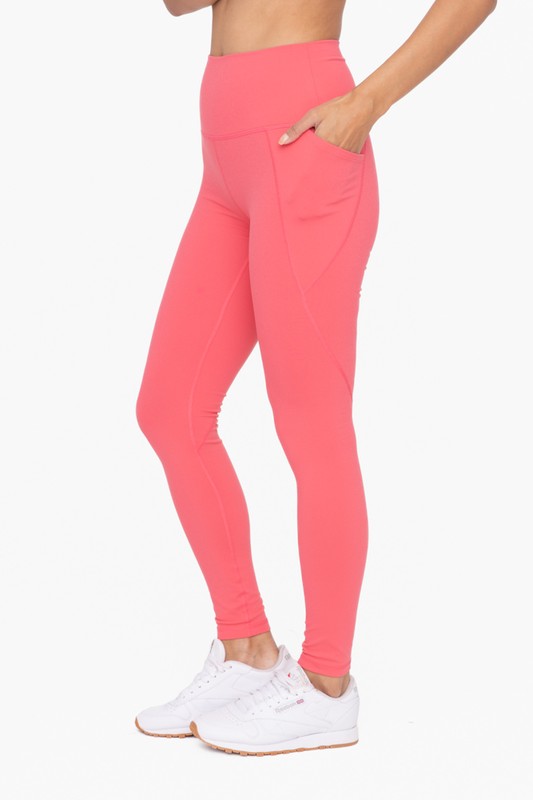 Tapered Band Essential Solid Highwaist Leggings