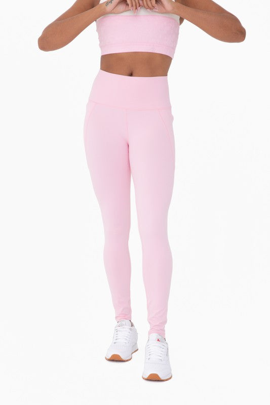 Tapered Band Essential Solid Highwaist Leggings