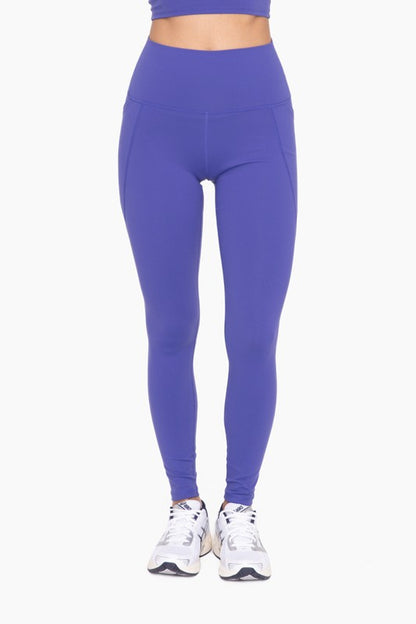 Tapered Band Essential Solid Highwaist Leggings