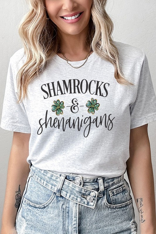 St Patrick's Day Shamrocks & Shenanigans Tee