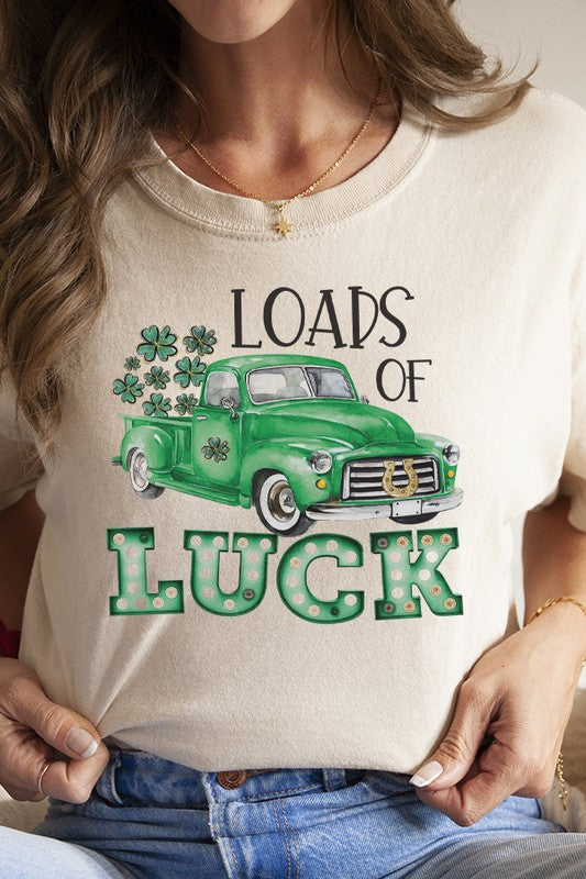 St Patrick's Day Loads of Luck Truck Tee