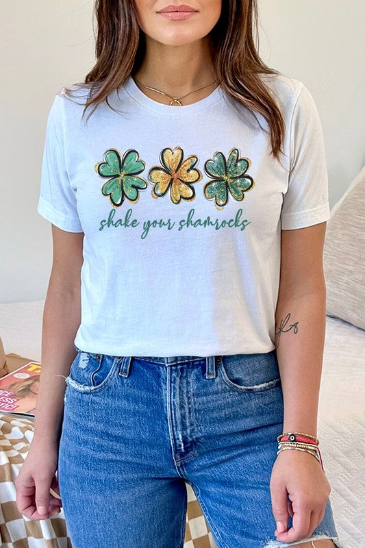 St Patrick's Day Shake Your Shamrocks Tee