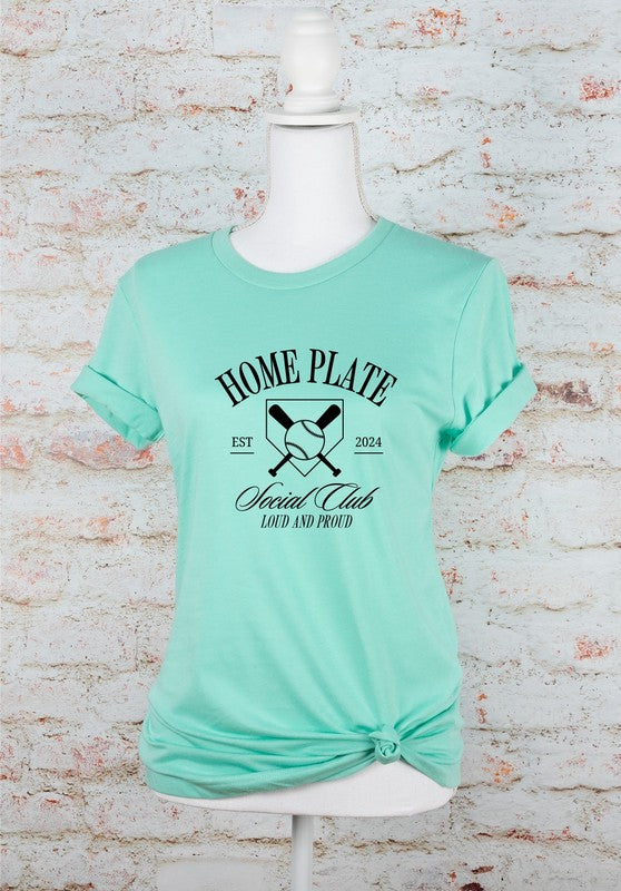 Black Ink Homeplate Social Club Graphic Tee