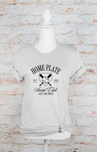 Black Ink Homeplate Social Club Graphic Tee