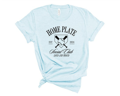 Black Ink Homeplate Social Club Graphic Tee