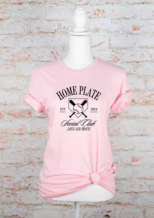 Black Ink Homeplate Social Club Graphic Tee