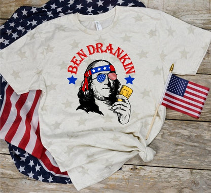 Ben Drankin July 4th Star Graphic Tee