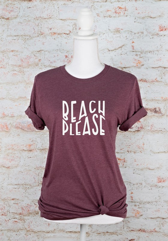 Beach Please Graphic Tee