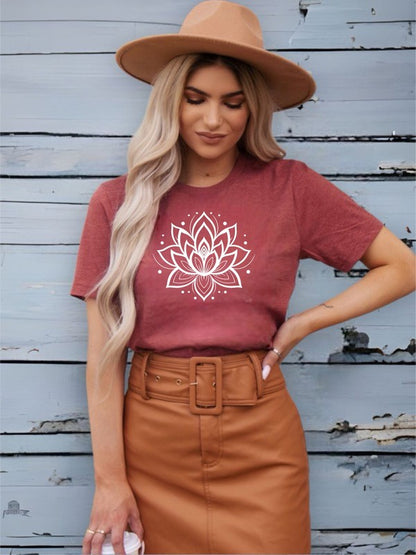 Lotus Flower Graphic Tee