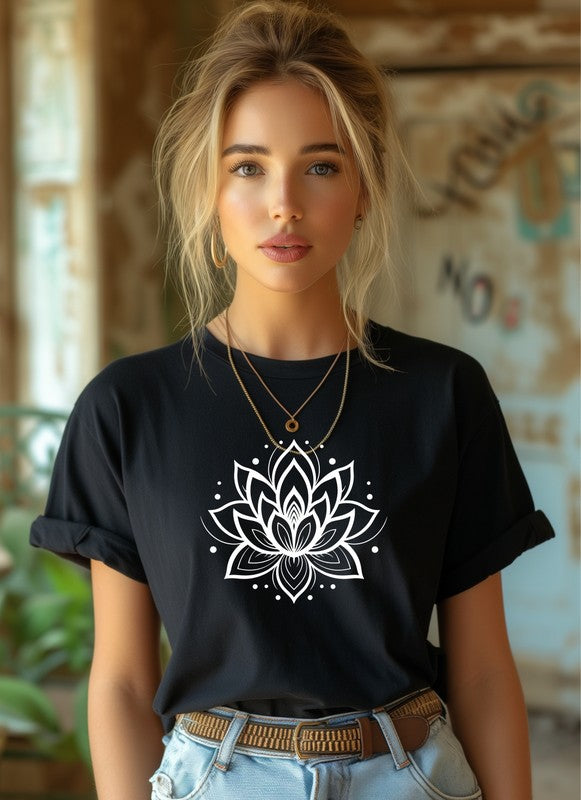 Lotus Flower Graphic Tee