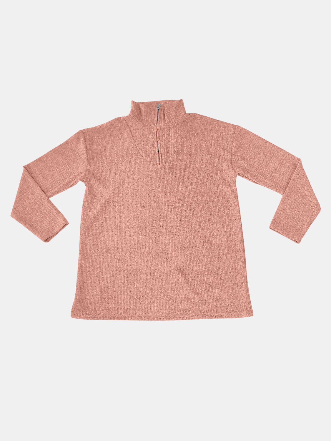 Quarter Zip Long Sleeve Top