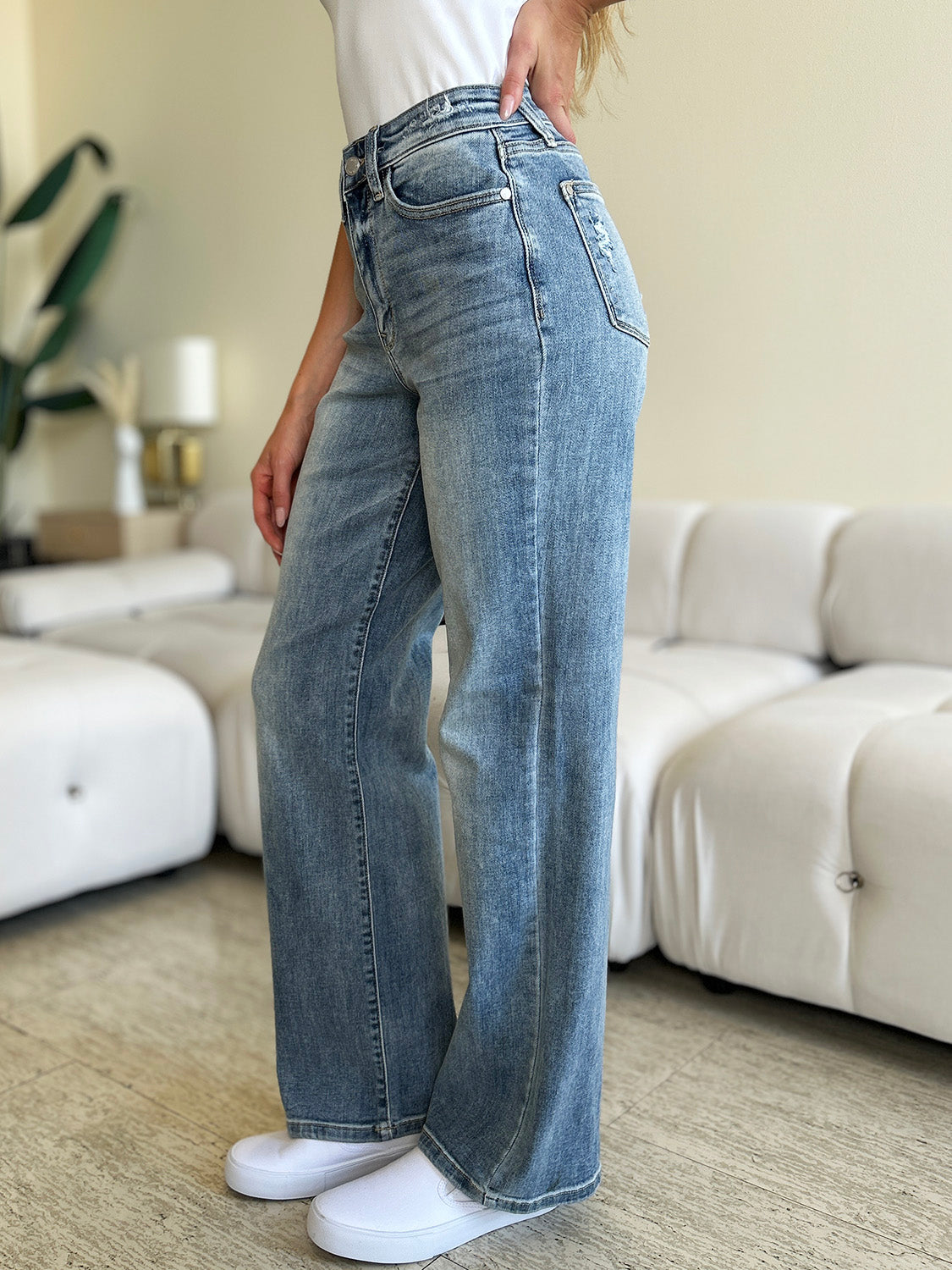 Judy Blue High Waist Straight Jeans