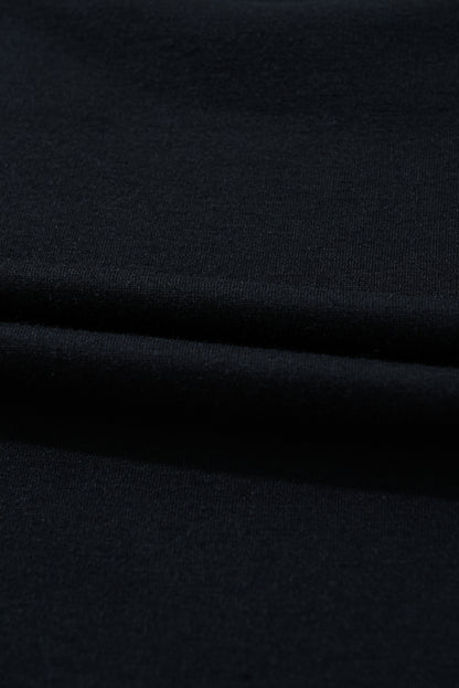 Plaid Round Neck Long Sleeve Mini Dress